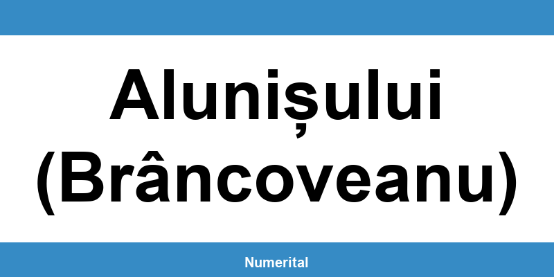 Contact telefon DIGI pentru deranjamente în Alunișului (Brâncoveanu)